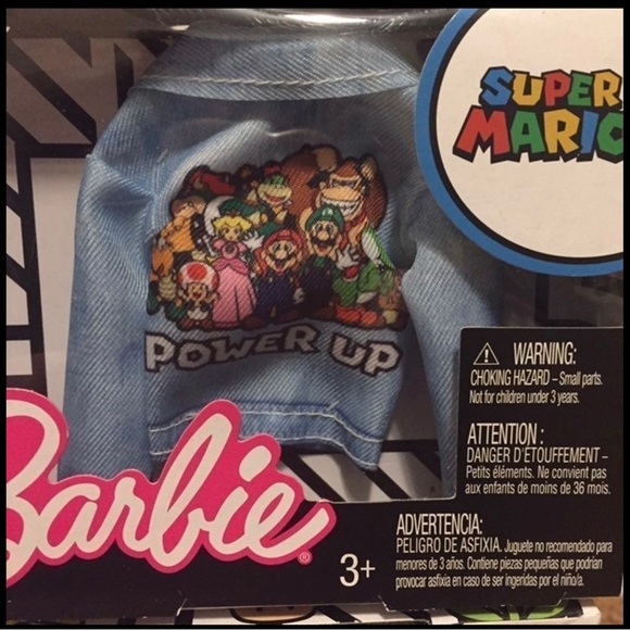 Barbie Super Mario Fashion Pack Version 1 Mattel Toys - ToyWiz Barbie Nintendo Super Mario Fashion Packs Outfit clothes NEW NIB NRFB collection